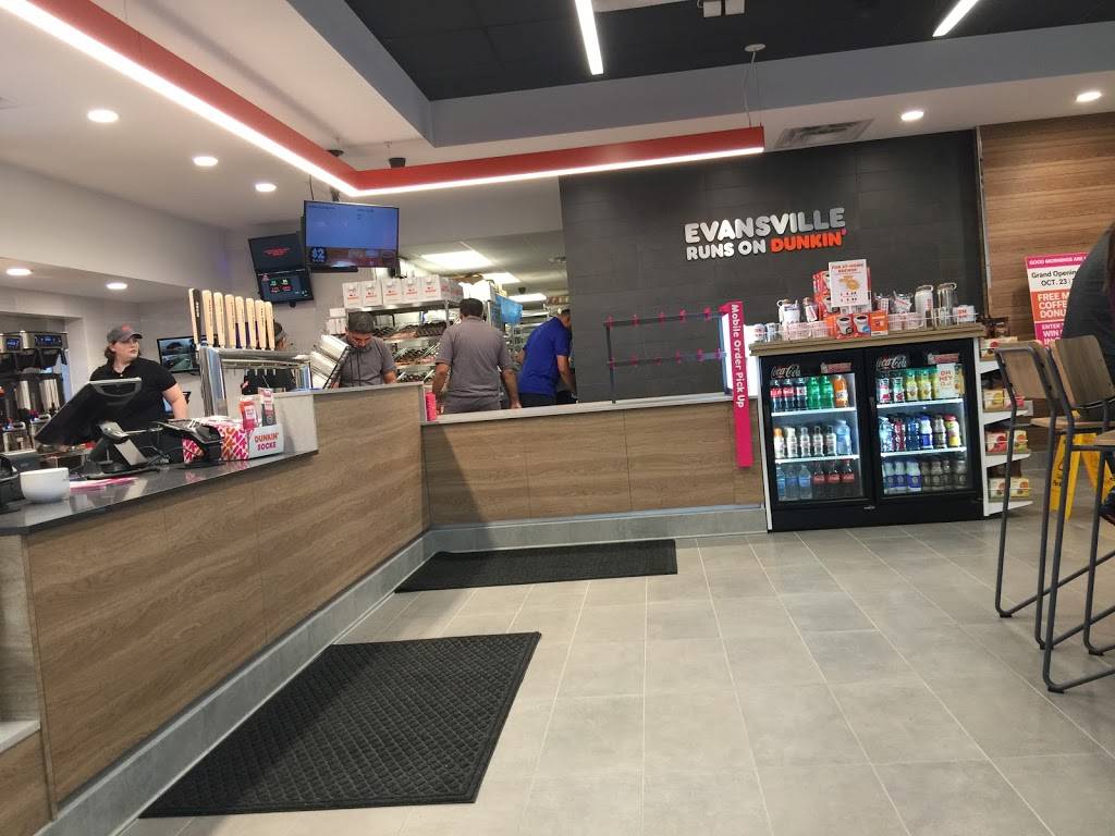 Dunkin | bakery | 850 N Green River Rd, Evansville, IN 47715, USA | 8123035797 OR +1 812-303-5797