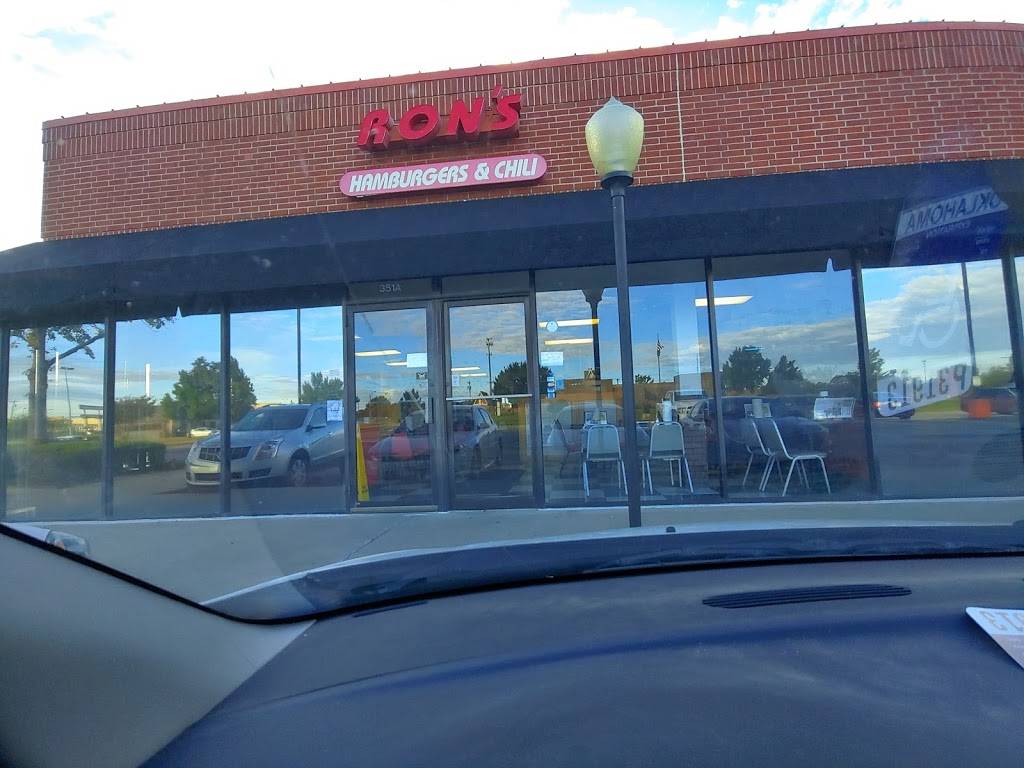 Rons Hamburgers & Chili | restaurant | 351 N Air Depot Blvd, Midwest City, OK 73110, USA | 4057337667 OR +1 405-733-7667
