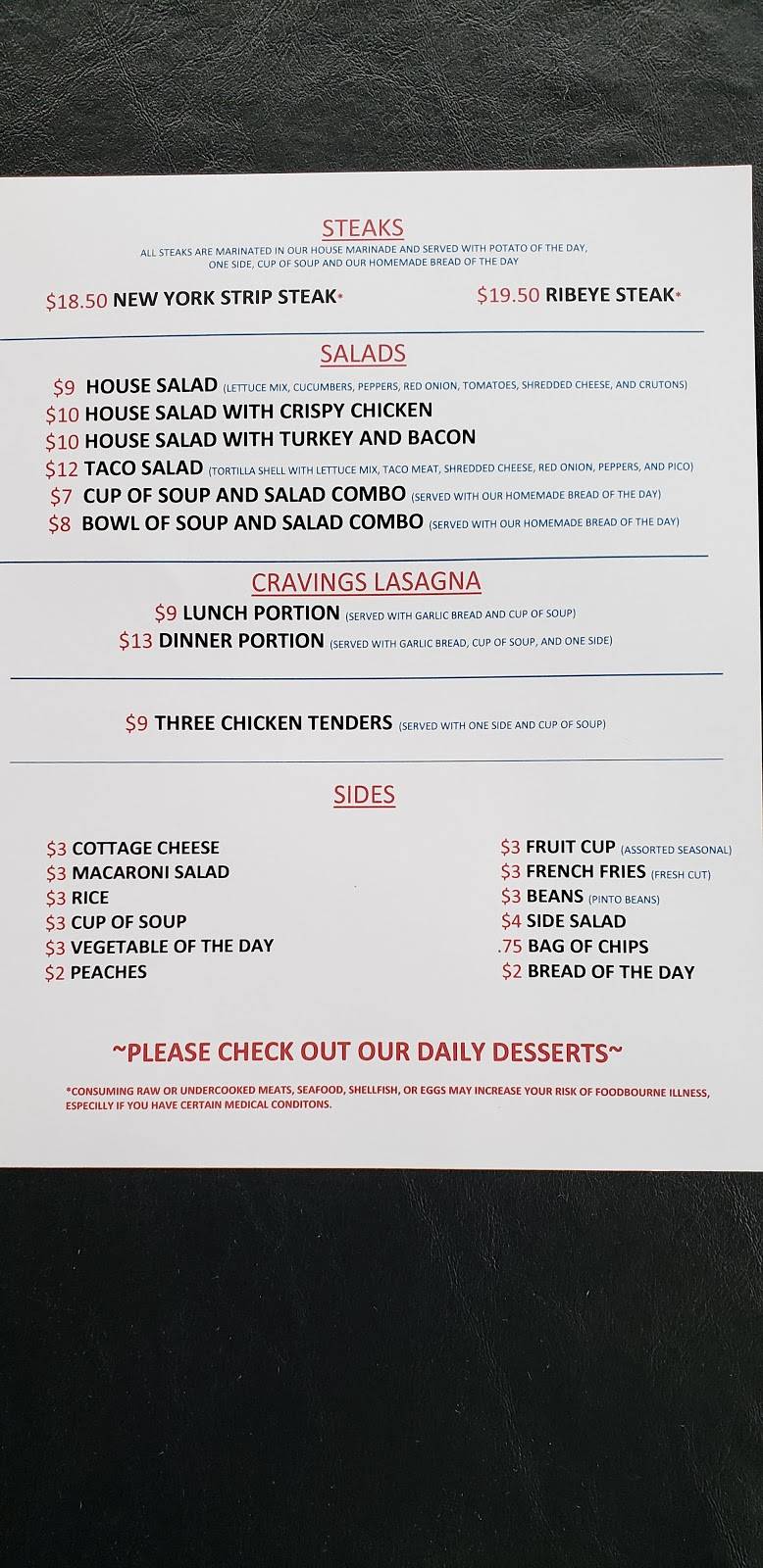 Corner cravings | restaurant | 5990 W 200 S, Topeka, IN 46571, USA | 2605932700 OR +1 260-593-2700