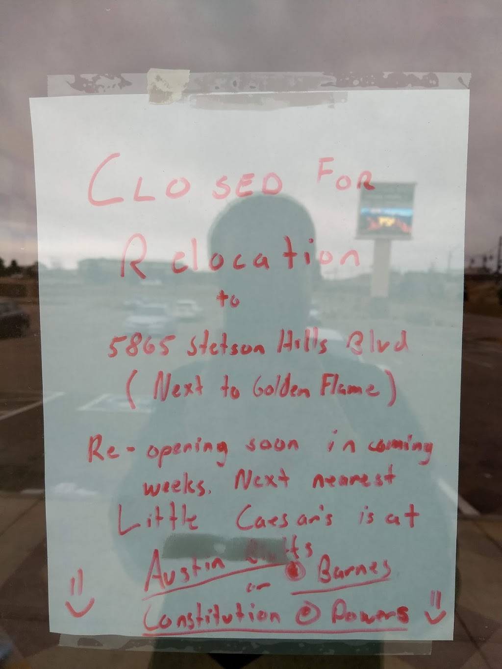 Little Caesars Pizza | meal takeaway | 5885 Stetson Hills Blvd, Colorado Springs, CO 80923, USA | 7195998450 OR +1 719-599-8450