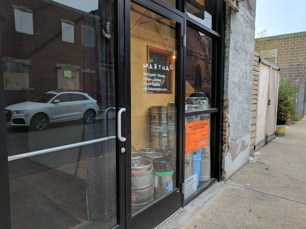 Martha | restaurant | 2113 E York St, Philadelphia, PA 19125, USA | 2158678881 OR +1 215-867-8881