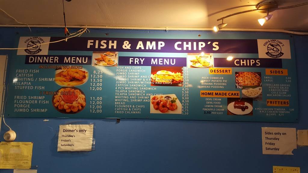 Fish & Amp Chips | restaurant | 555 Throop Ave, Brooklyn, NY 11216, USA | 7182490711 OR +1 718-249-0711