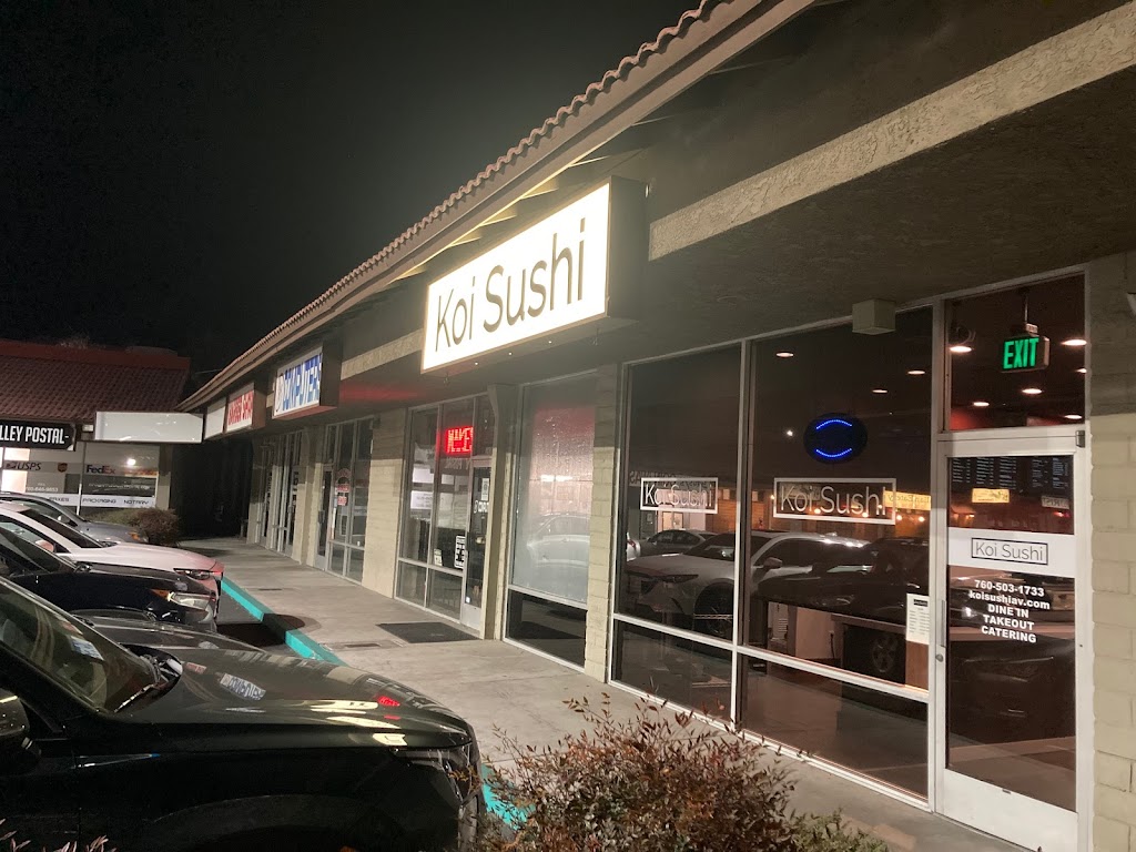 Koi Sushi | restaurant | 17878 Wika Rd, Apple Valley, CA 92307, USA | 7605031733 OR +1 760-503-1733