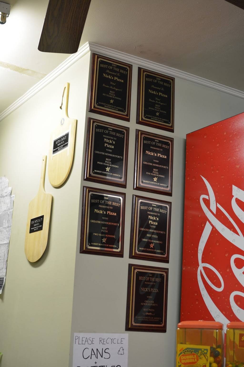 Nicks Pizza | restaurant | 164 Merrimac St, Newburyport, MA 01950, USA | 9784659853 OR +1 978-465-9853