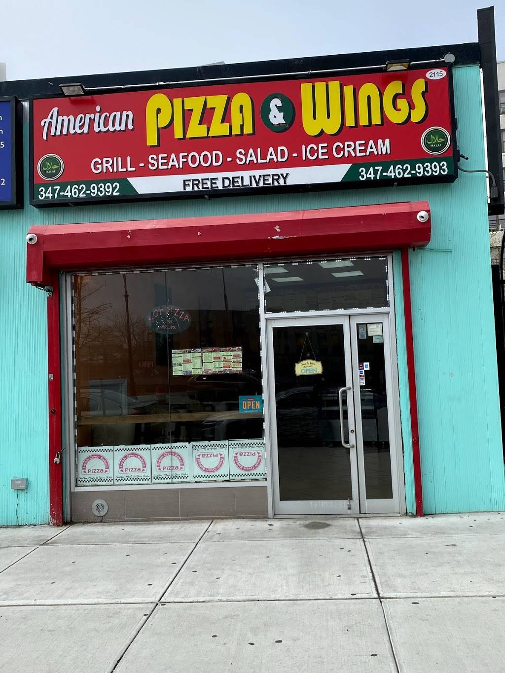 American Pizza &Wings | restaurant | 2115 Surf Ave, Brooklyn, NY 11224, USA | 3474629392 OR +1 347-462-9392