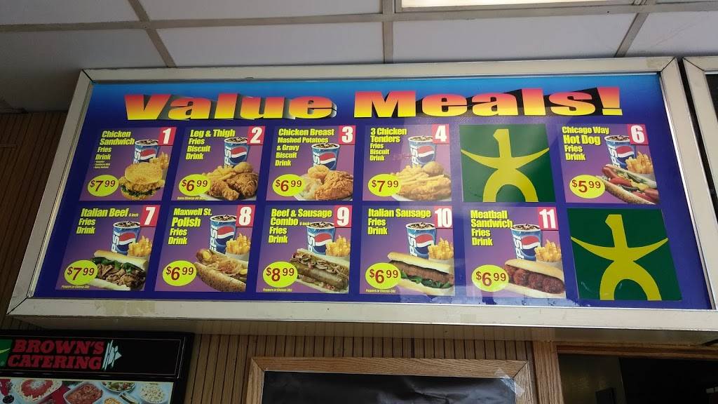 Browns Chicken | restaurant | 6801 W 159th St, Tinley Park, IL 60477, USA | 7084290490 OR +1 708-429-0490