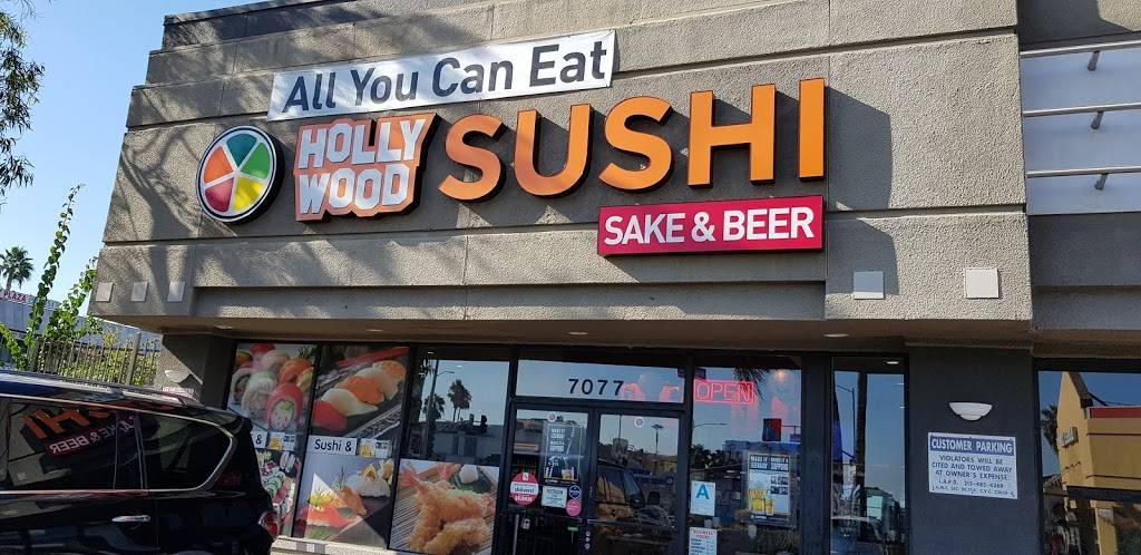 Hollywood Sushi | restaurant | 7077 Sunset Blvd, Los Angeles, CA 90028, USA | 3238484226 OR +1 323-848-4226