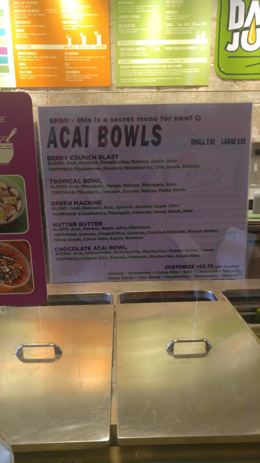 Daily Juice Cafe | cafe | 6401 Woodway Dr Suite 175, Houston, TX 77057, USA | 8328049535 OR +1 832-804-9535