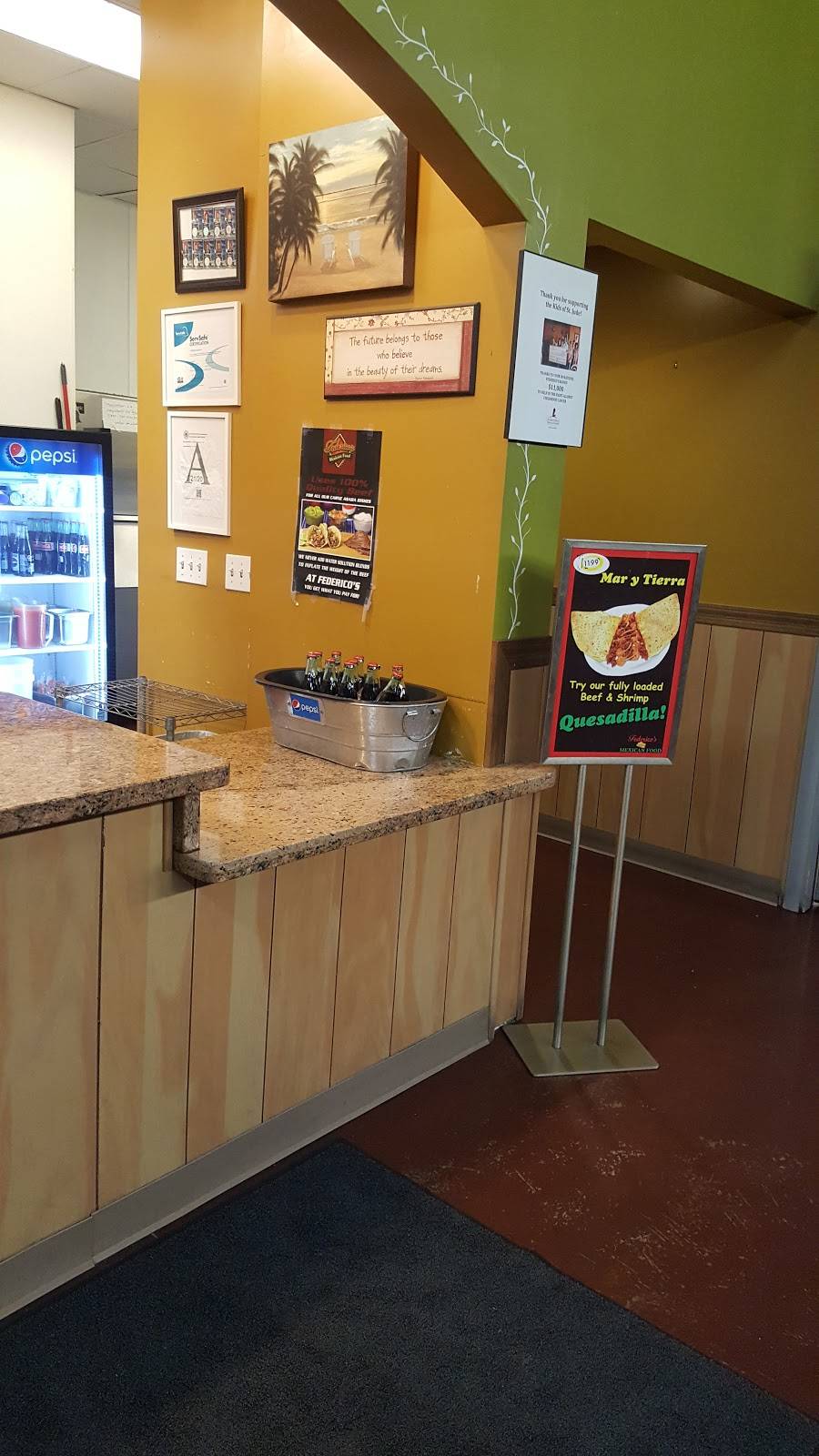 Federicos Mexican Food | restaurant | 20350 N Cave Creek Rd #140, Phoenix, AZ 85024, USA | 6029233585 OR +1 602-923-3585