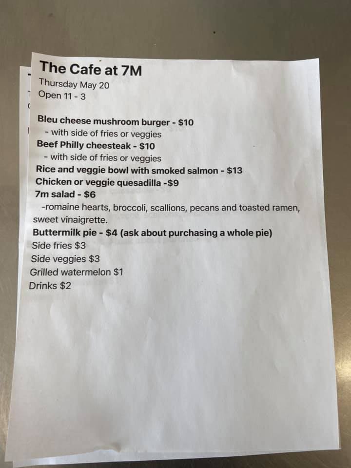 The Cafe at 7M Farms | restaurant | 596 Crump Creek Rd, Blairsville, GA 30512, USA | 4045385538 OR +1 404-538-5538