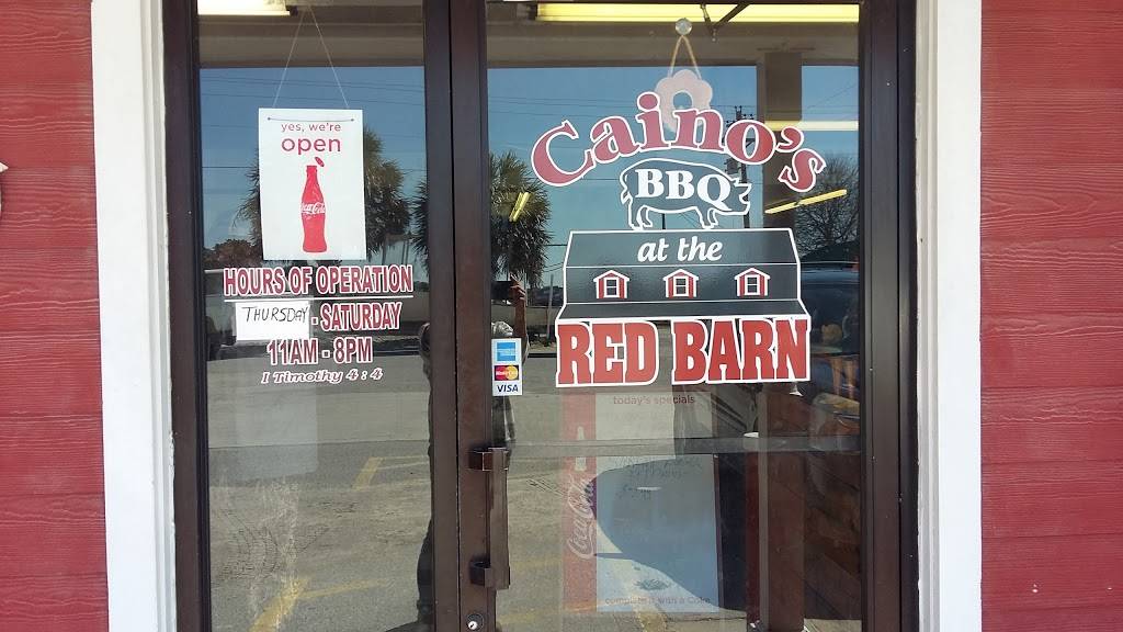 Cainos Red Barn Grill | restaurant | 101 Red Barn Rd, Hubert, NC 28539, USA | 9103262276 OR +1 910-326-2276