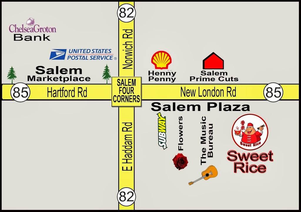 Sweet Rice Chinese Restaurant | restaurant | 1 New London Rd #25, Salem, CT 06420, USA | 8608593331 OR +1 860-859-3331