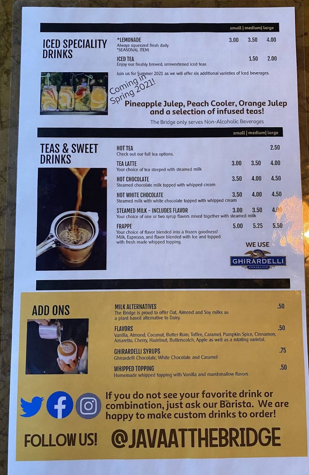 The Bridge Coffee and Community | restaurant | 11935 Chapman Hwy, Seymour, TN 37865, USA | 8652802607 OR +1 865-280-2607