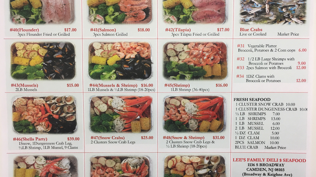 Lees Family Deli | restaurant | 1136 Broadway, Camden, NJ 08103, USA | 8569665006 OR +1 856-966-5006