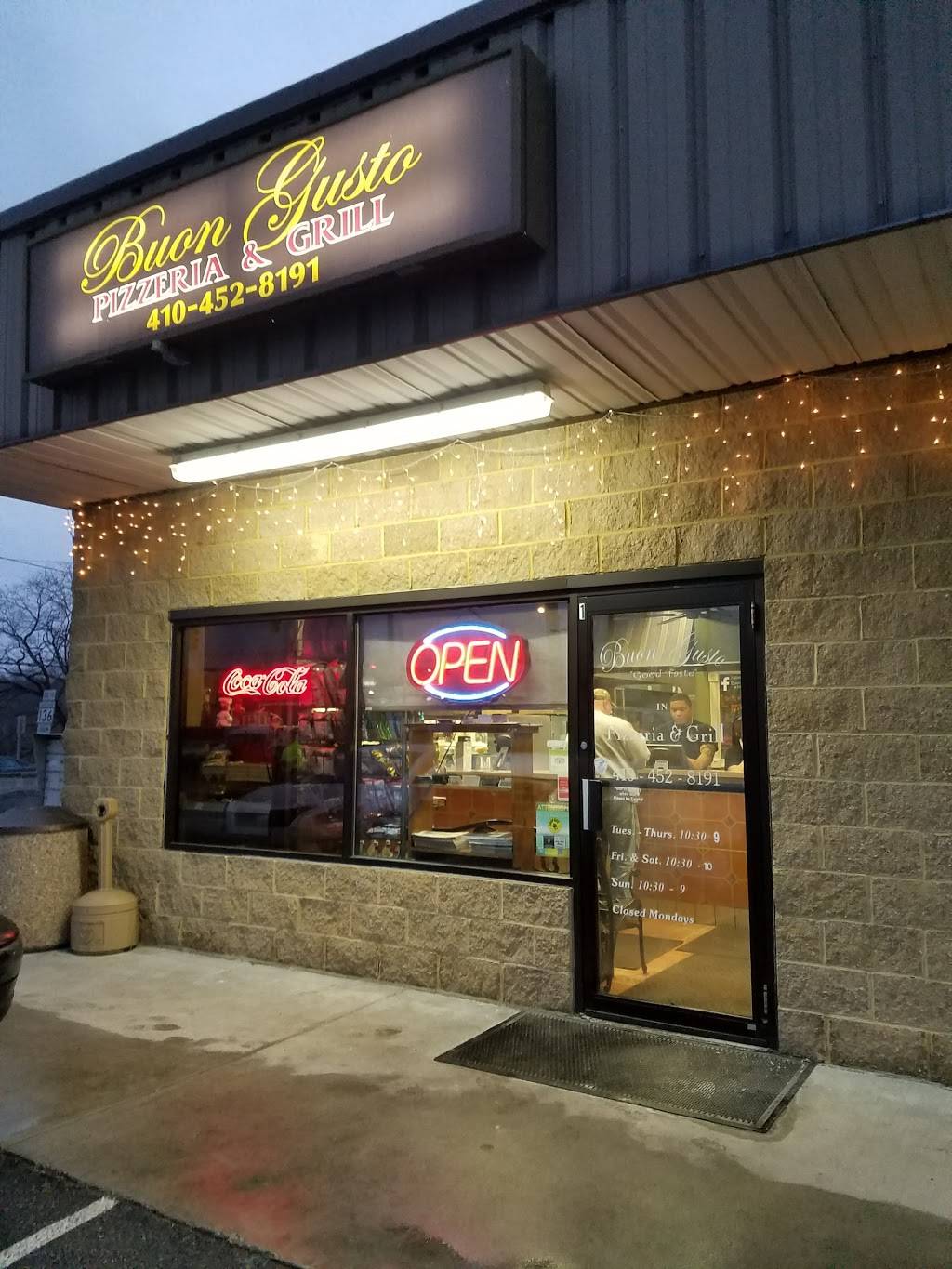 Buon Gusto Pizzeria & Grill | restaurant | 2424 Whiteford Rd #1, Whiteford, MD 21160, USA | 4104528191 OR +1 410-452-8191