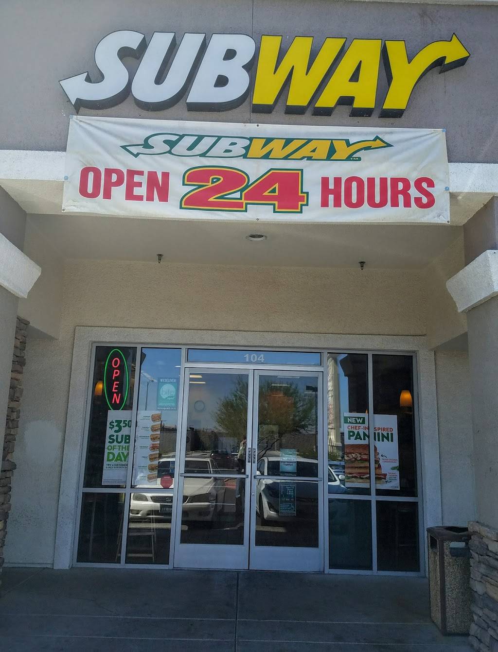 Subway | restaurant | 7377 S Jones Blvd #105, Las Vegas, NV 89139, USA | 7023614786 OR +1 702-361-4786