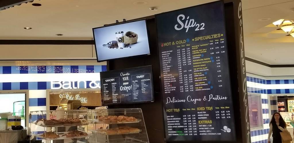 Sip 22 Coffee Lounge & Creperie | cafe | 5 Woodfield Mall, Schaumburg, IL 60173, USA | 2245208944 OR +1 224-520-8944