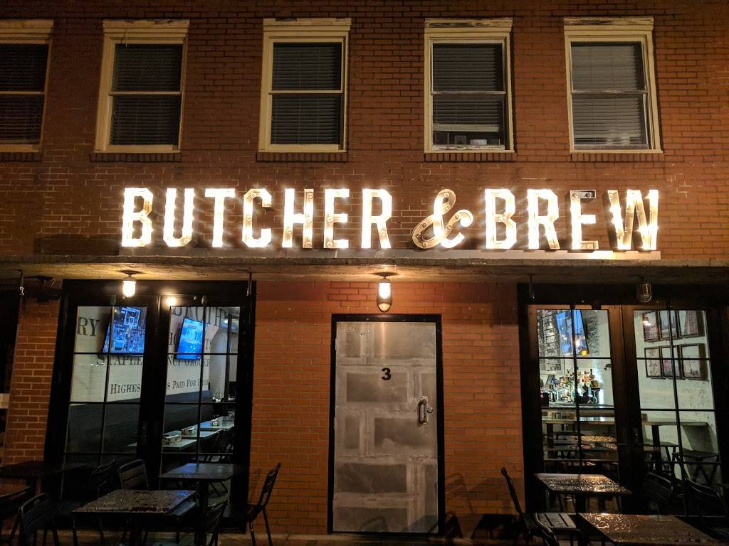 Butcher & Brew | restaurant | 3 S Main St, Alpharetta, GA 30009, USA | 6785853344 OR +1 678-585-3344