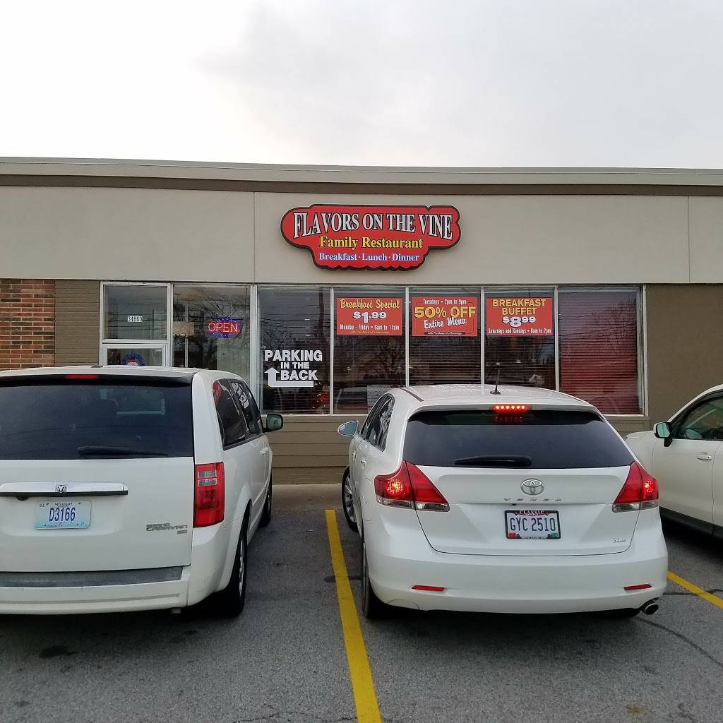 Flavors on the Vine Family Restaurant | restaurant | 34860 Vine St, Eastlake, OH 44095, USA | 4409421121 OR +1 440-942-1121