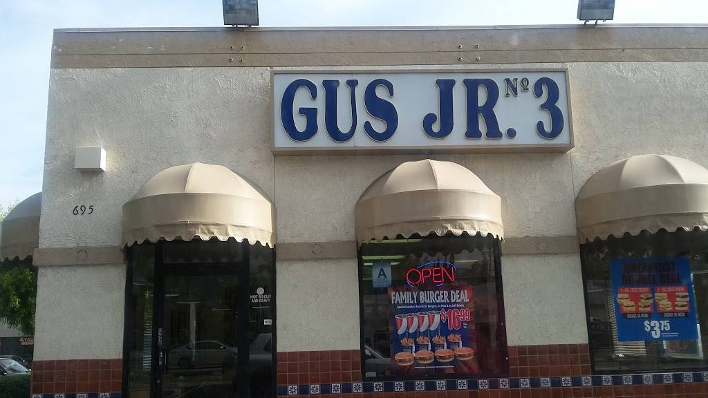 Gus Jr. #3 | restaurant | 695 E Base Line St, San Bernardino, CA 92410, USA | 9093841315 OR +1 909-384-1315