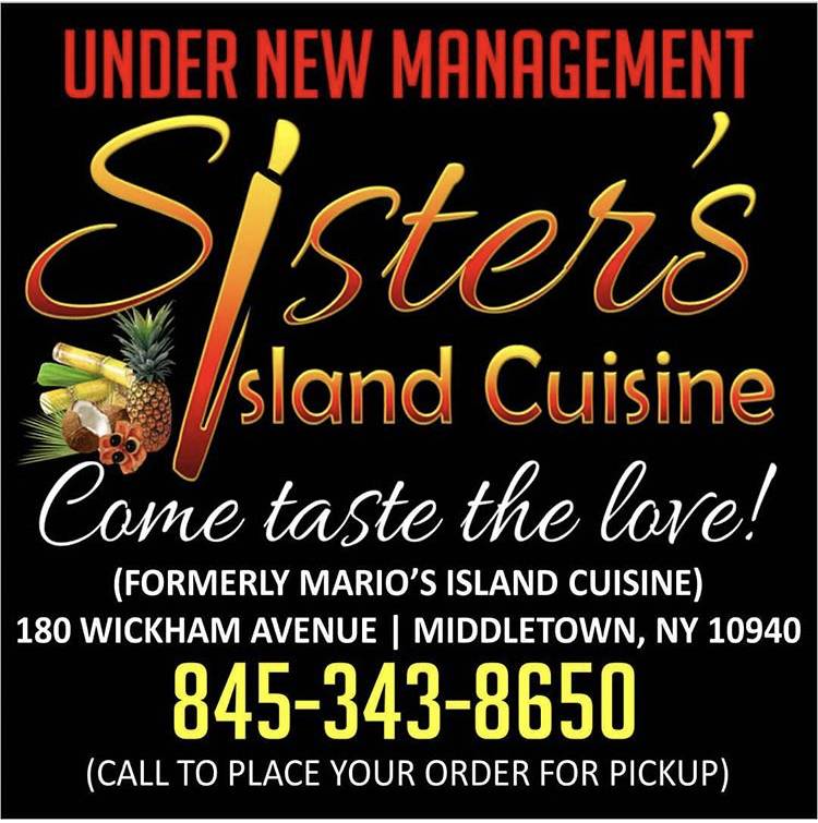 Sisters Island Cuisine | restaurant | 180 Wickham Ave, Middletown, NY 10940, USA | 8453438650 OR +1 845-343-8650