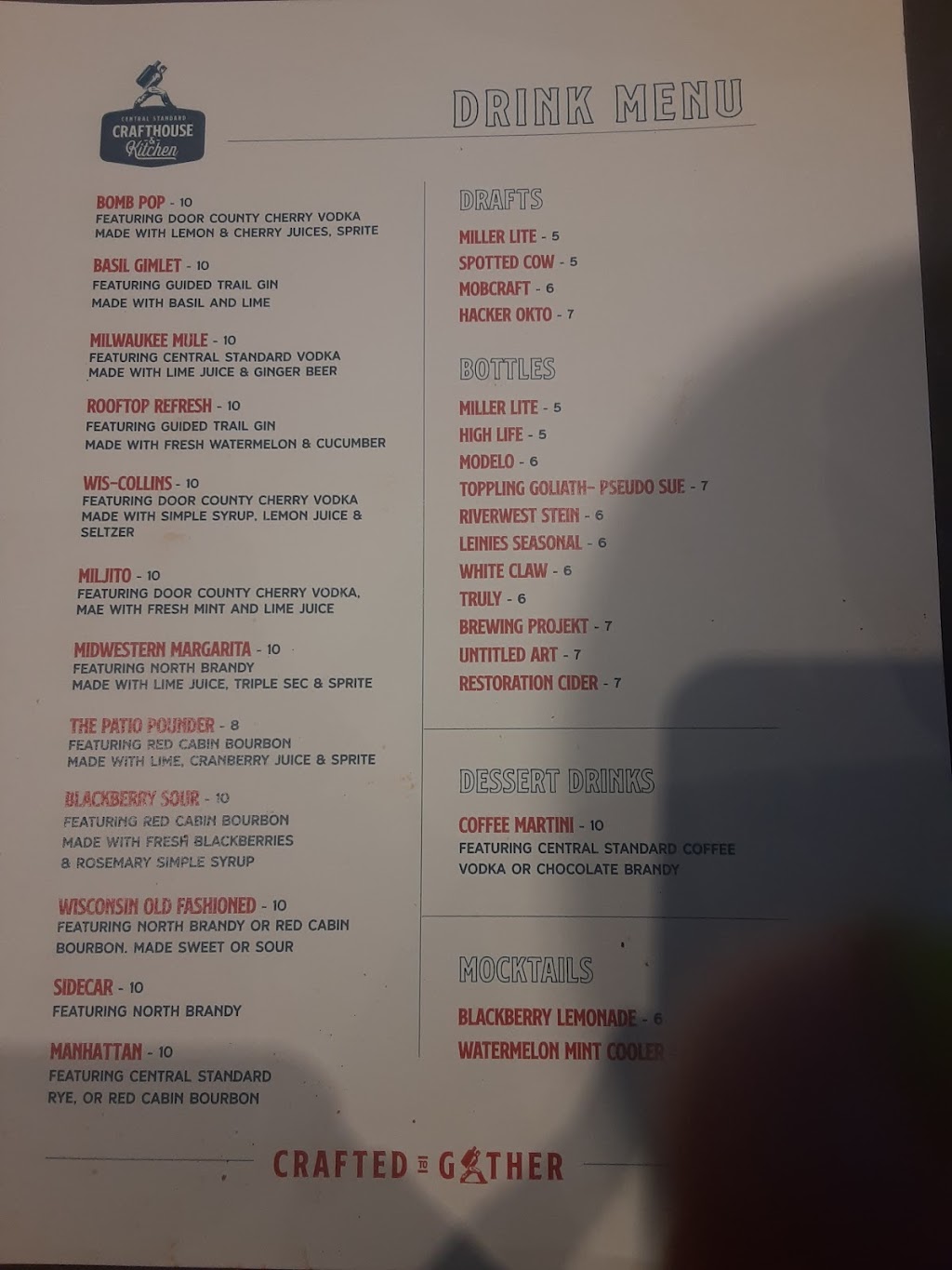 Central Standard Craft Distillery Crafthouse & Kitchen | restaurant | 320 E Clybourn St, Milwaukee, WI 53202, USA | 4144558870 OR +1 414-455-8870