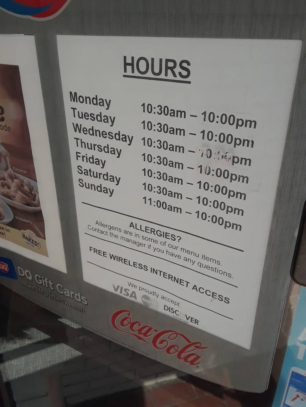 Dairy Queen | restaurant | 622 N Main St, Cedartown, GA 30125, USA | 7707486078 OR +1 770-748-6078