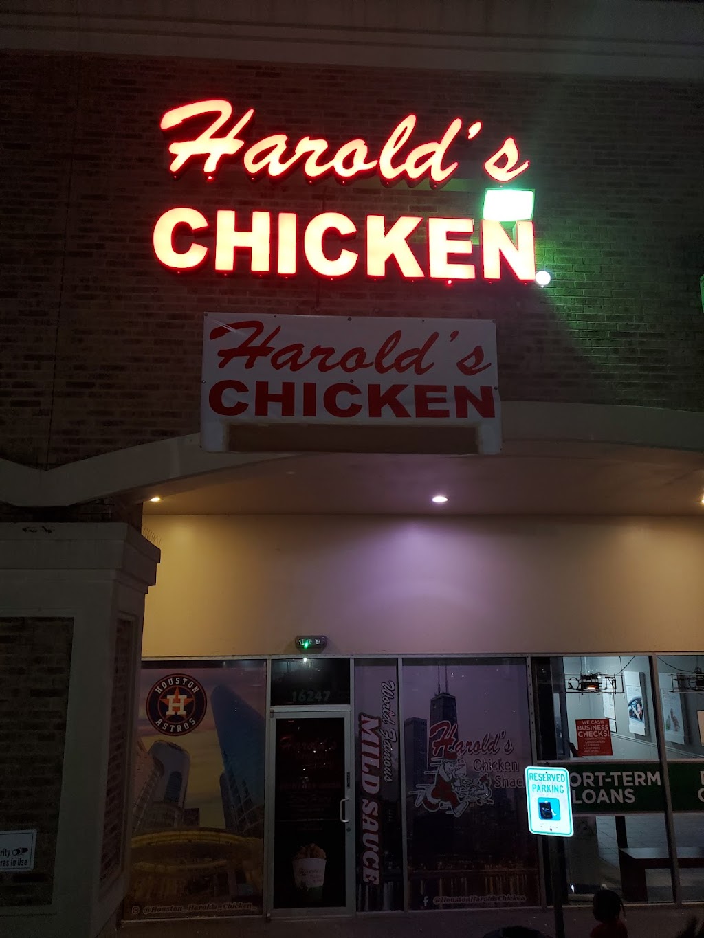 Harolds Chicken Shack | restaurant | 16255 Farm to Market Rd 529, Houston, TX 77095, USA | 2818153032 OR +1 281-815-3032