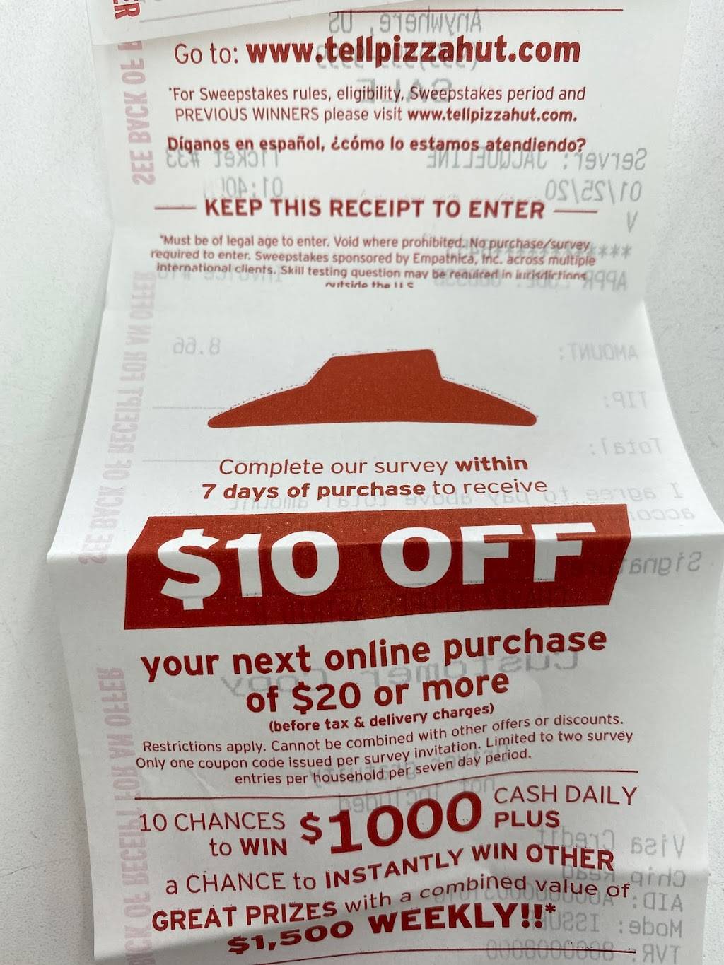 Pizza Hut | meal delivery | 10998, I-45, Houston, TX 77037, USA | 2814478373 OR +1 281-447-8373