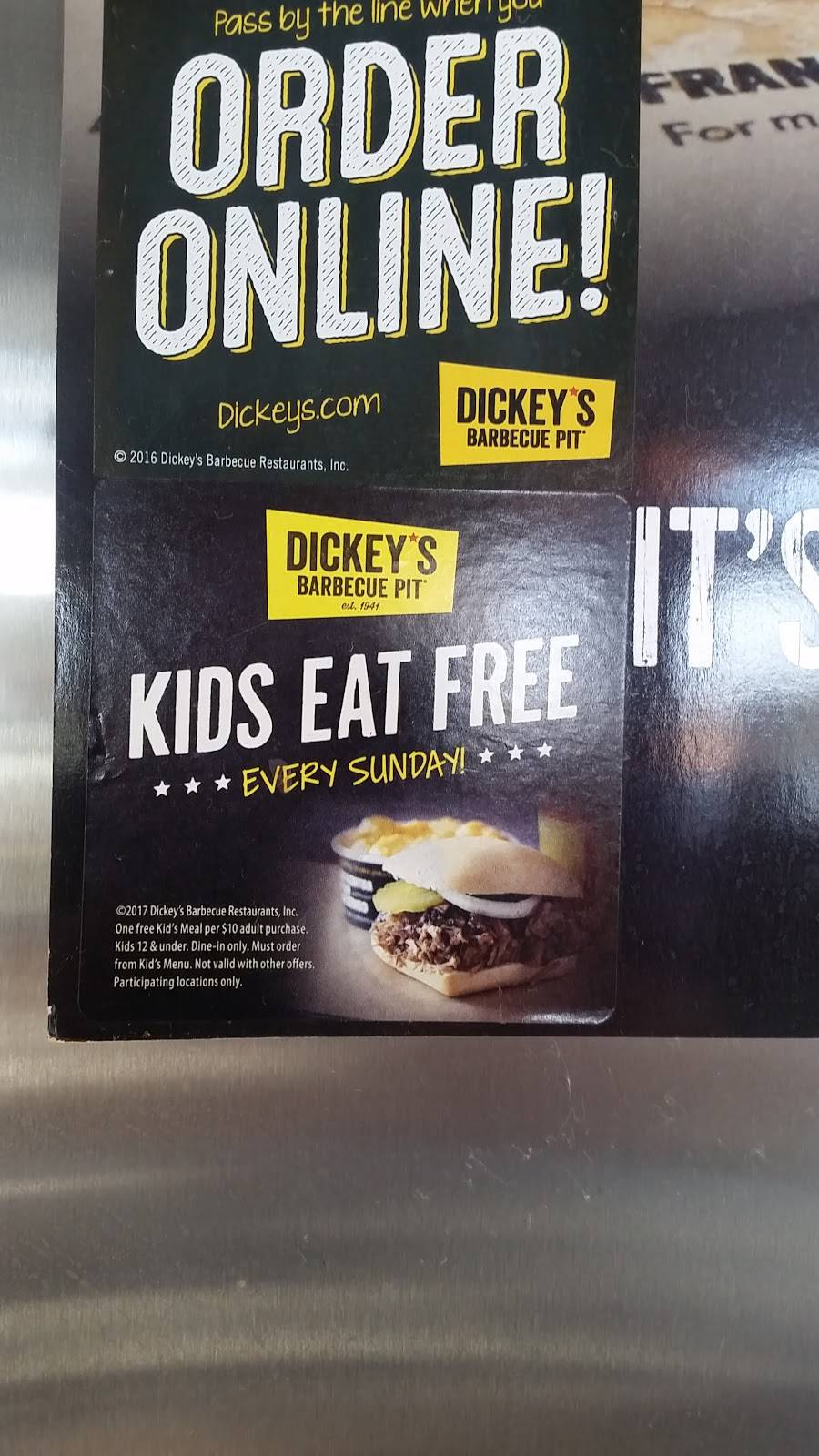 Dickeys Barbecue Pit | restaurant | 886 E Alosta Ave, Azusa, CA 91702, USA | 6263340003 OR +1 626-334-0003