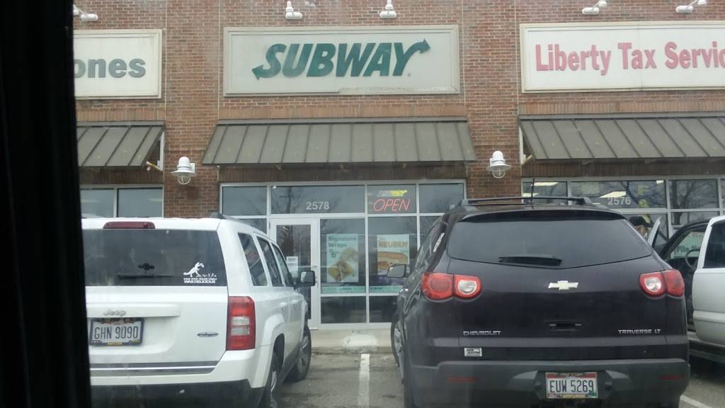 Subway | restaurant | 2578 London Groveport Rd, Grove City, OH 43123, USA | 6148758882 OR +1 614-875-8882