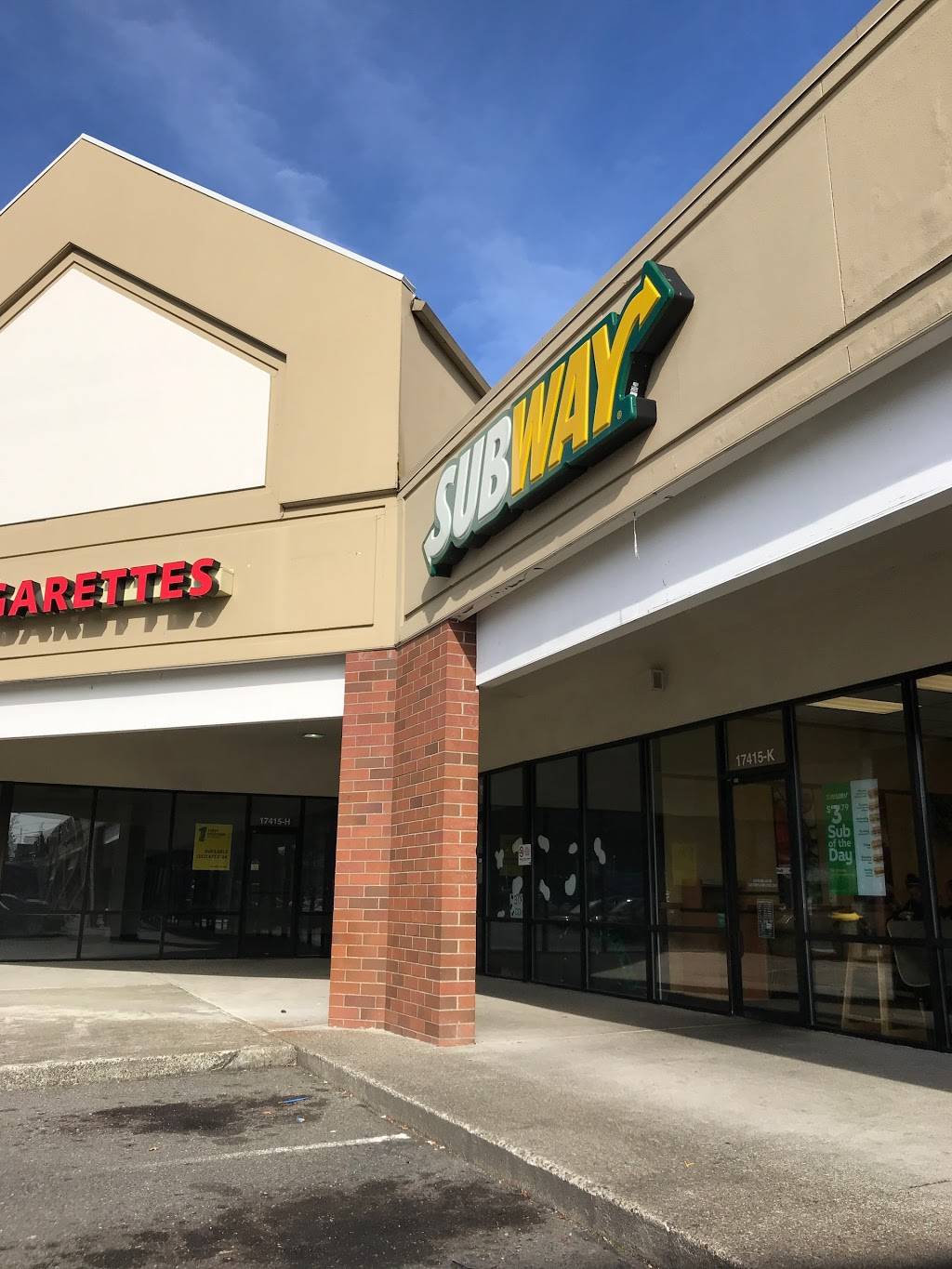 Subway | meal takeaway | 17415 Pacific Ave S Suite K, Spanaway, WA 98387, USA | 2535351758 OR +1 253-535-1758
