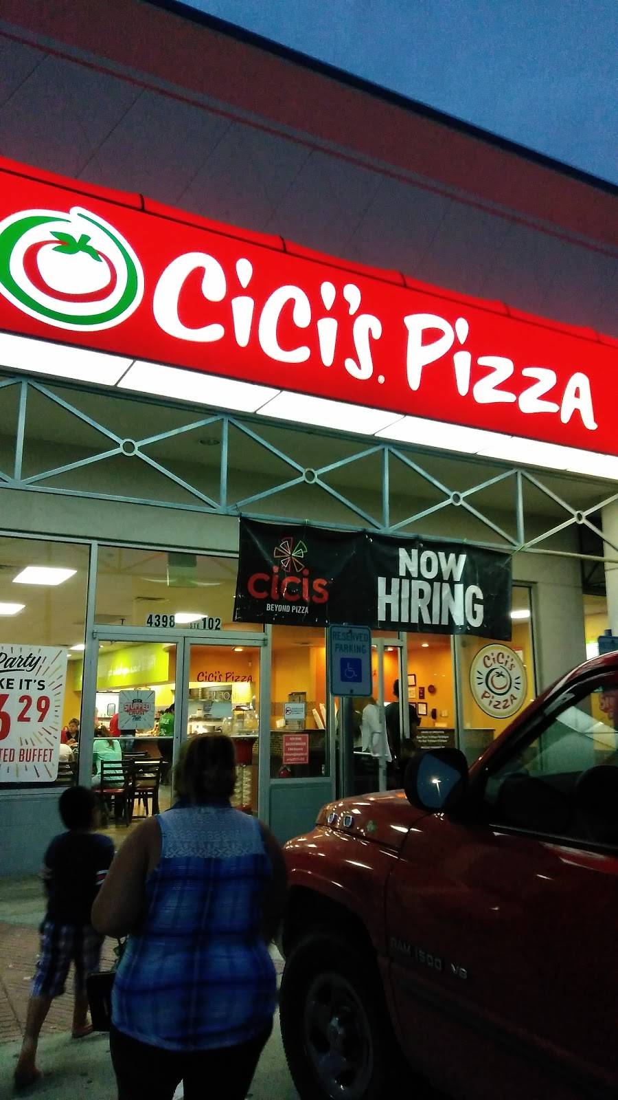 Cicis | restaurant | 4398 Dallas Fort Worth Turnpike Ste 102, Dallas, TX 75211, USA | 2143376624 OR +1 214-337-6624