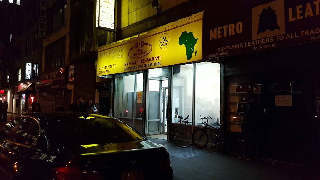 B & D Halal Restaurant | restaurant | 163 W 29th St B, New York, NY 10001, USA | 2122687602 OR +1 212-268-7602