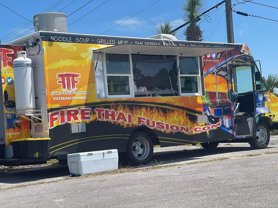 FIRE THAI FUSION | FOOD TRUCK | restaurant | 700 Eglin Pkwy NE, Fort Walton Beach, FL 32547, USA | 8505865503 OR +1 850-586-5503