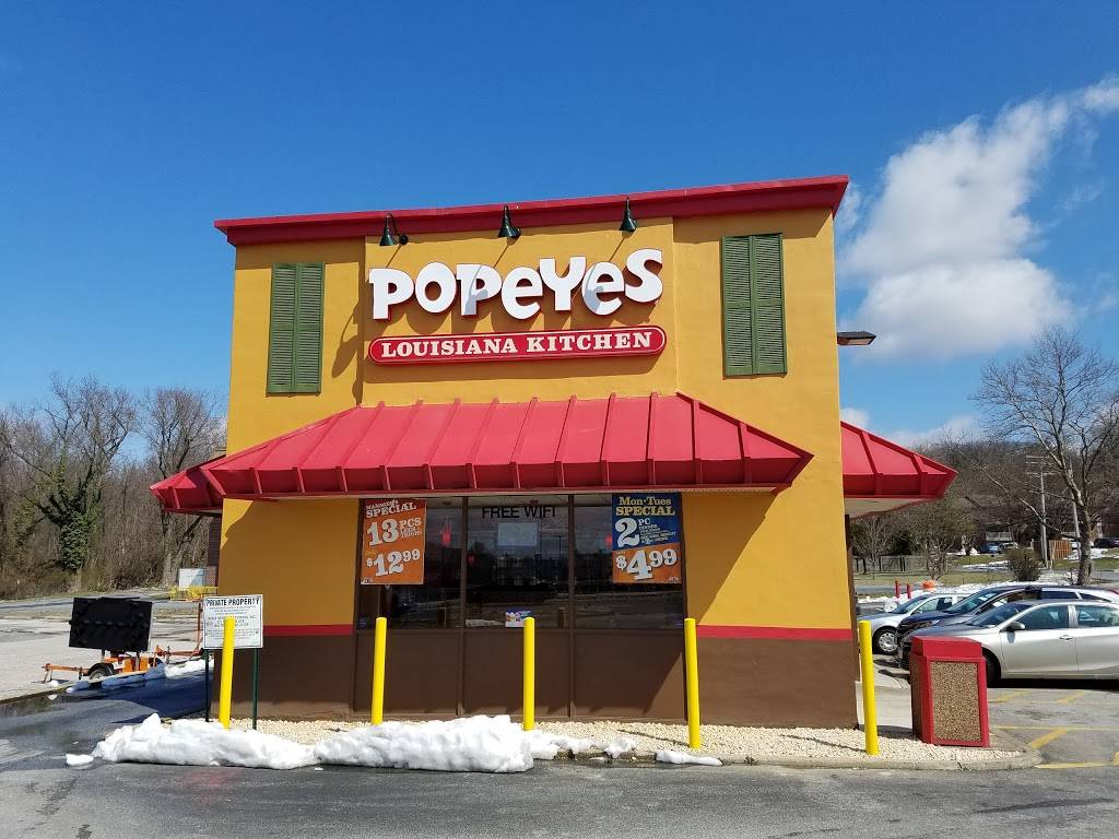 Popeyes Louisiana Kitchen | restaurant | 10101 Reisterstown Rd, Owings Mills, MD 21117, USA | 4103630082 OR +1 410-363-0082