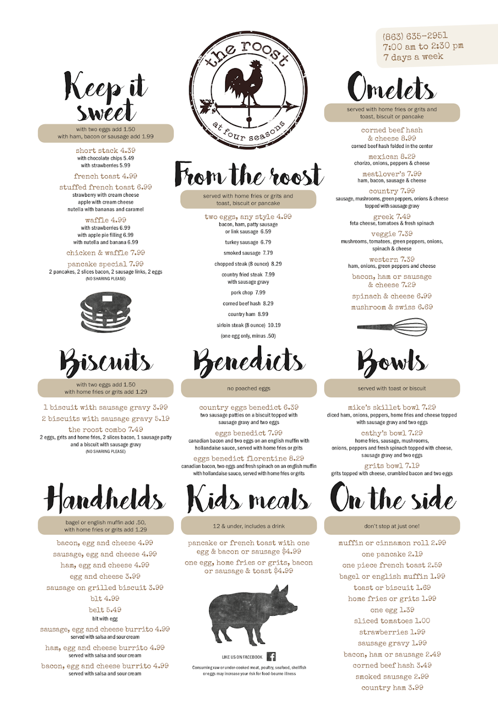 The Roost at Four Seasons Restaurant | restaurant | 5298 US-27, Frostproof, FL 33843, USA | 8636352951 OR +1 863-635-2951