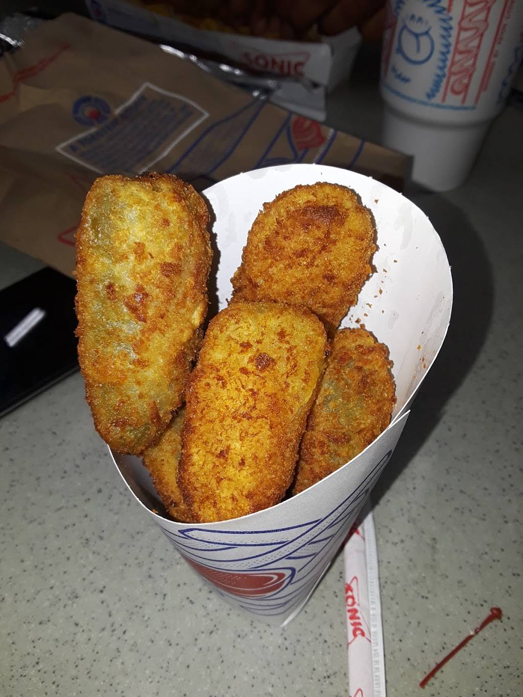 Sonic Drive-In | restaurant | 1227 Olive Dr, Bakersfield, CA 93308, USA | 6613999100 OR +1 661-399-9100