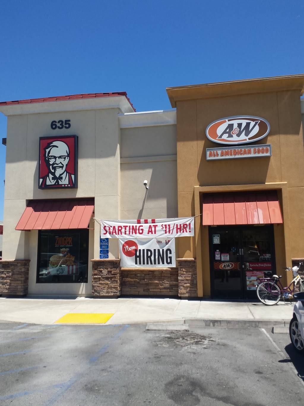 A&W | restaurant | 635 Contra Costa Blvd, Pleasant Hill, CA 94523, USA | 9256767800 OR +1 925-676-7800