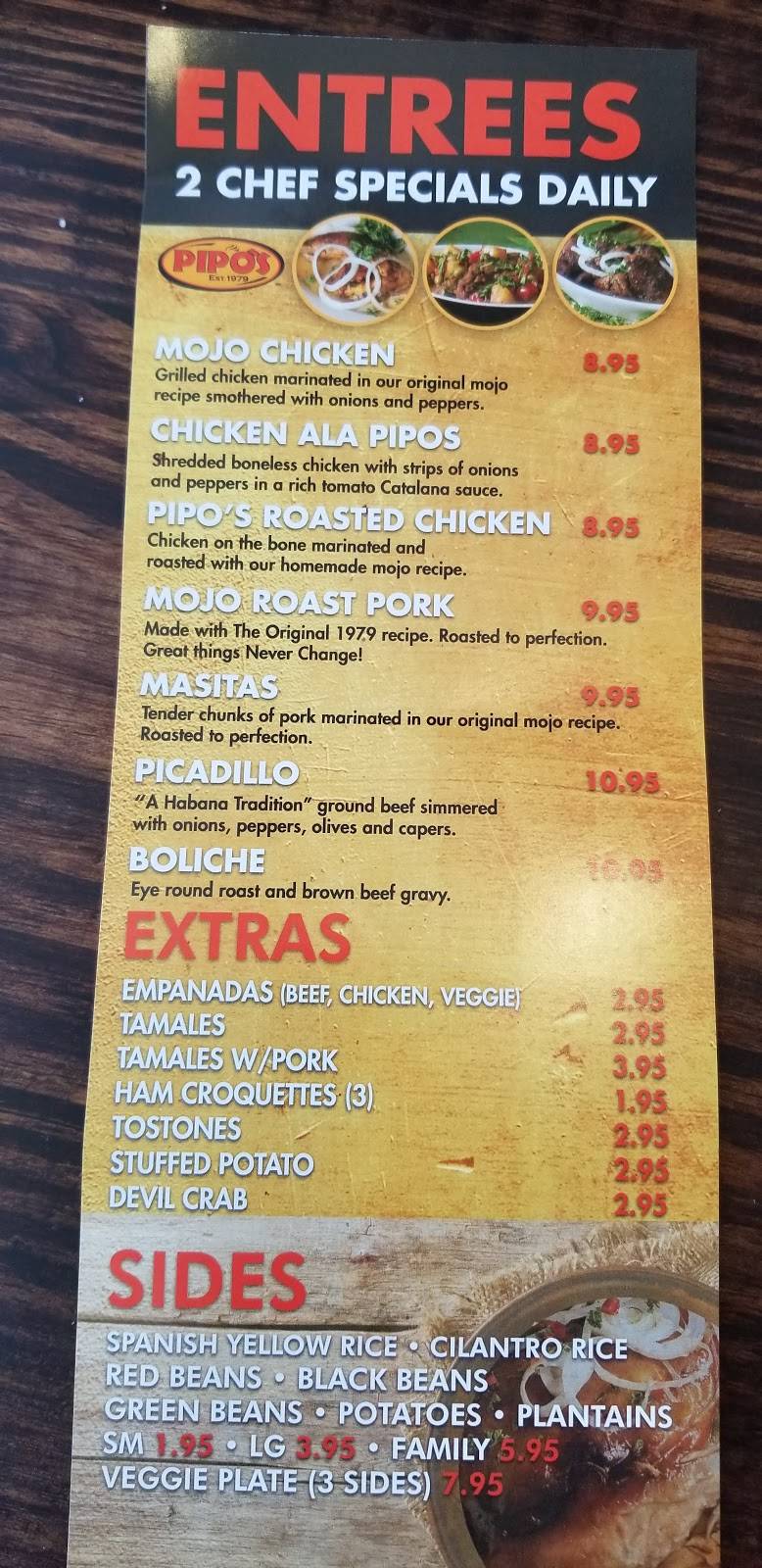 Pipos To Go at the Manhattan Casino | restaurant | 642 22nd St S, St. Petersburg, FL 33712, USA | 7272561808 OR +1 727-256-1808