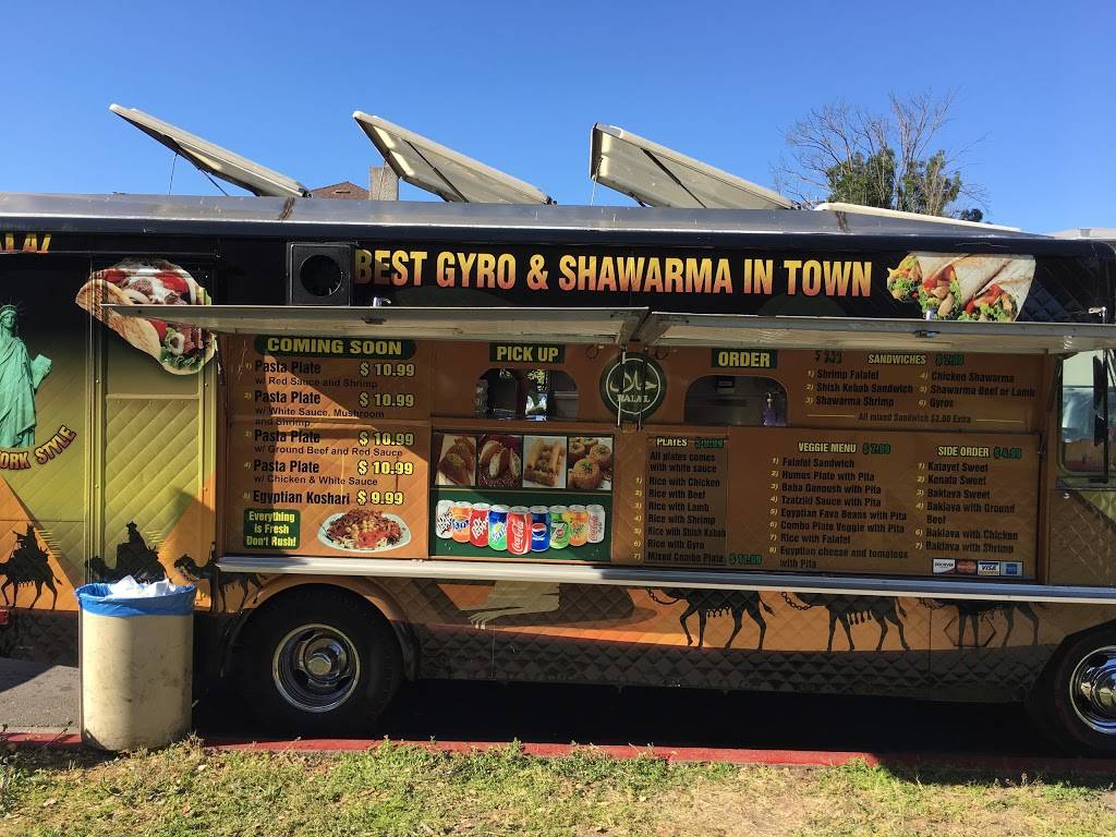 Shrimp falafel truck | restaurant | 1738 Telegraph Ave, Oakland, CA 94612, USA | 5104805757 OR +1 510-480-5757