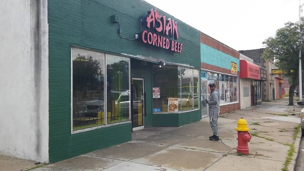Asian Corned Beef | restaurant | 21559 Grand River Ave, Detroit, MI 48219, USA | 3132466396 OR +1 313-246-6396