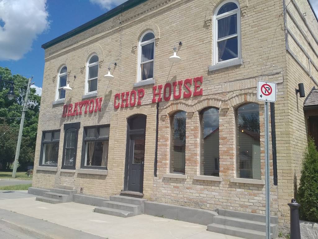 Drayton Chop House | restaurant | 41 Wellington N, Drayton, ON N0G 1P0, Canada | 5196383463 OR +1 519-638-3463