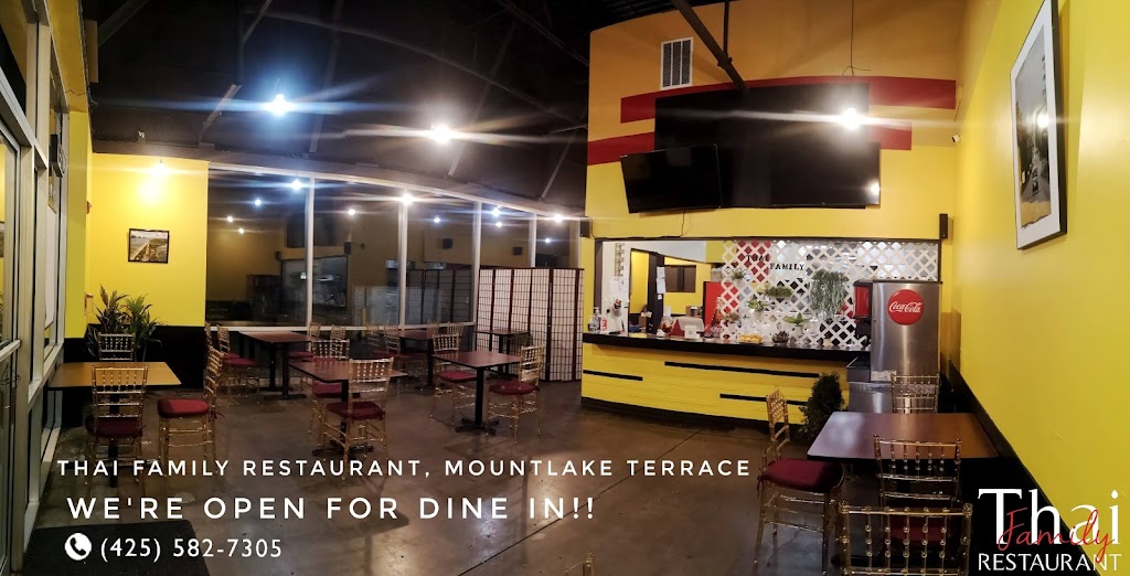 Thai Family Restaurant | restaurant | 21005 44th Ave W #101, Mountlake Terrace, WA 98043, USA | 4255827305 OR +1 425-582-7305