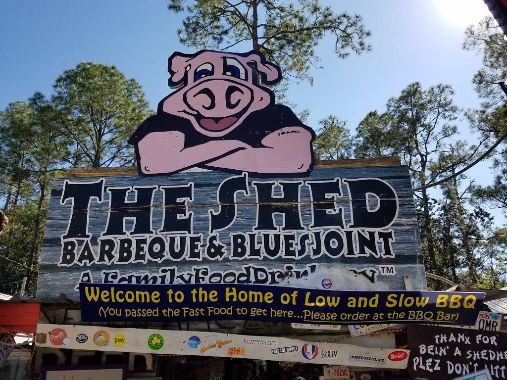 The Shed Barbeque & Blues Joint | restaurant | 7501 MS-57, Ocean Springs, MS 39565, USA | 2288759590 OR +1 228-875-9590