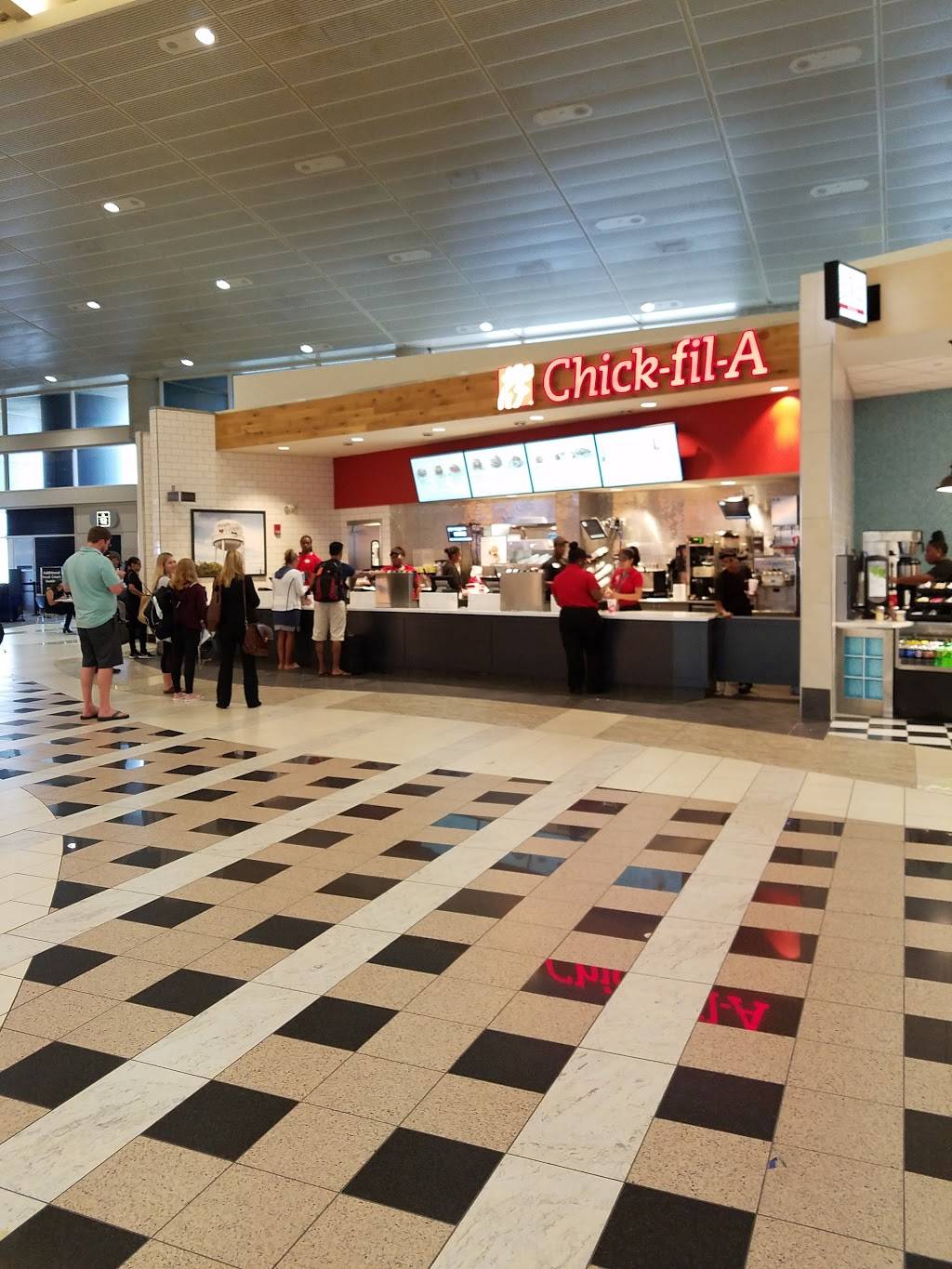Chick-fil-A | restaurant | Main Terminal, 4100 George J Bean Pkwy, Tampa, FL 33607, USA | 8133879866 OR +1 813-387-9866