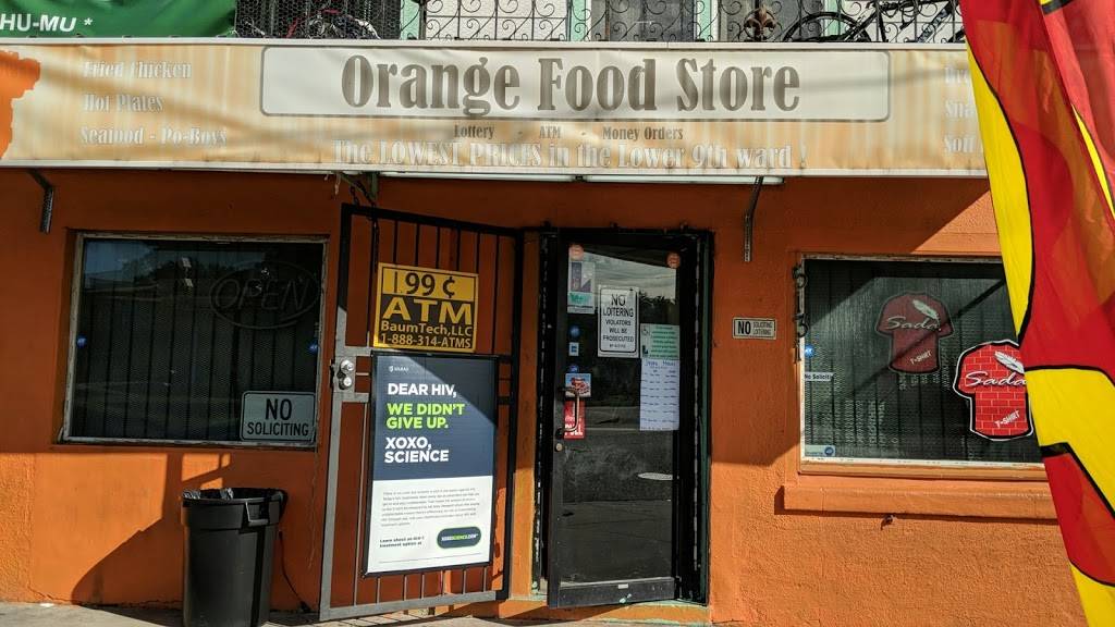 Orange Food Store | restaurant | 5131 St Claude Ave, New Orleans, LA 70117, USA | 5042339525 OR +1 504-233-9525