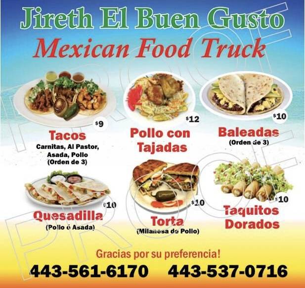 JIREHT EL BUEN GUSTO | restaurant | 7260 Montevideo Rd, Jessup, MD 20794, USA | 4435370716 OR +1 443-537-0716