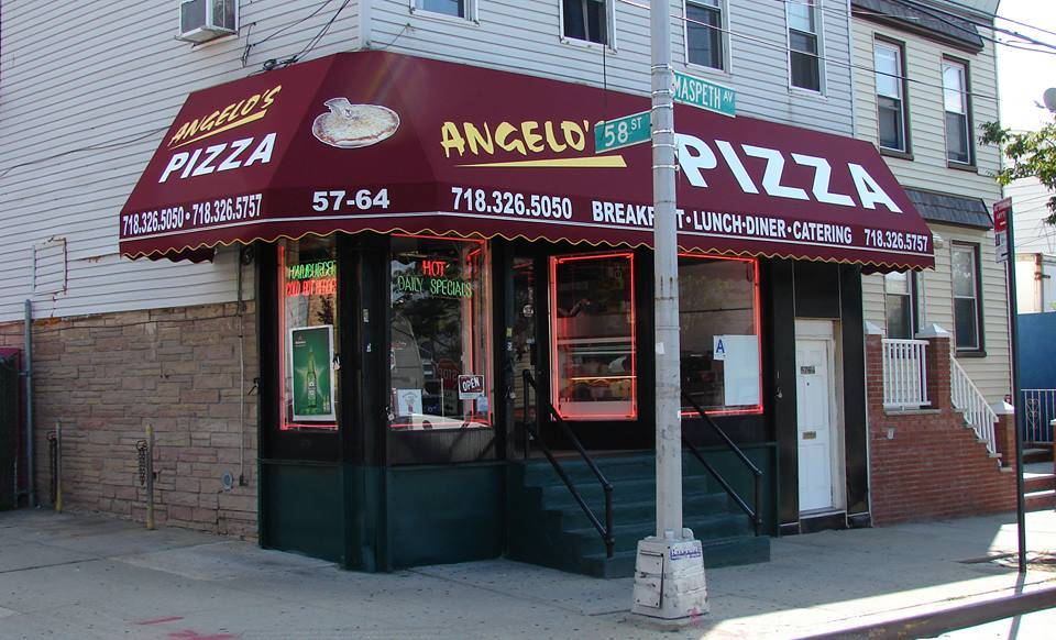 Angelos Pizza | restaurant | 57-64 Maspeth Ave, Maspeth, NY 11378, USA | 7183265757 OR +1 718-326-5757