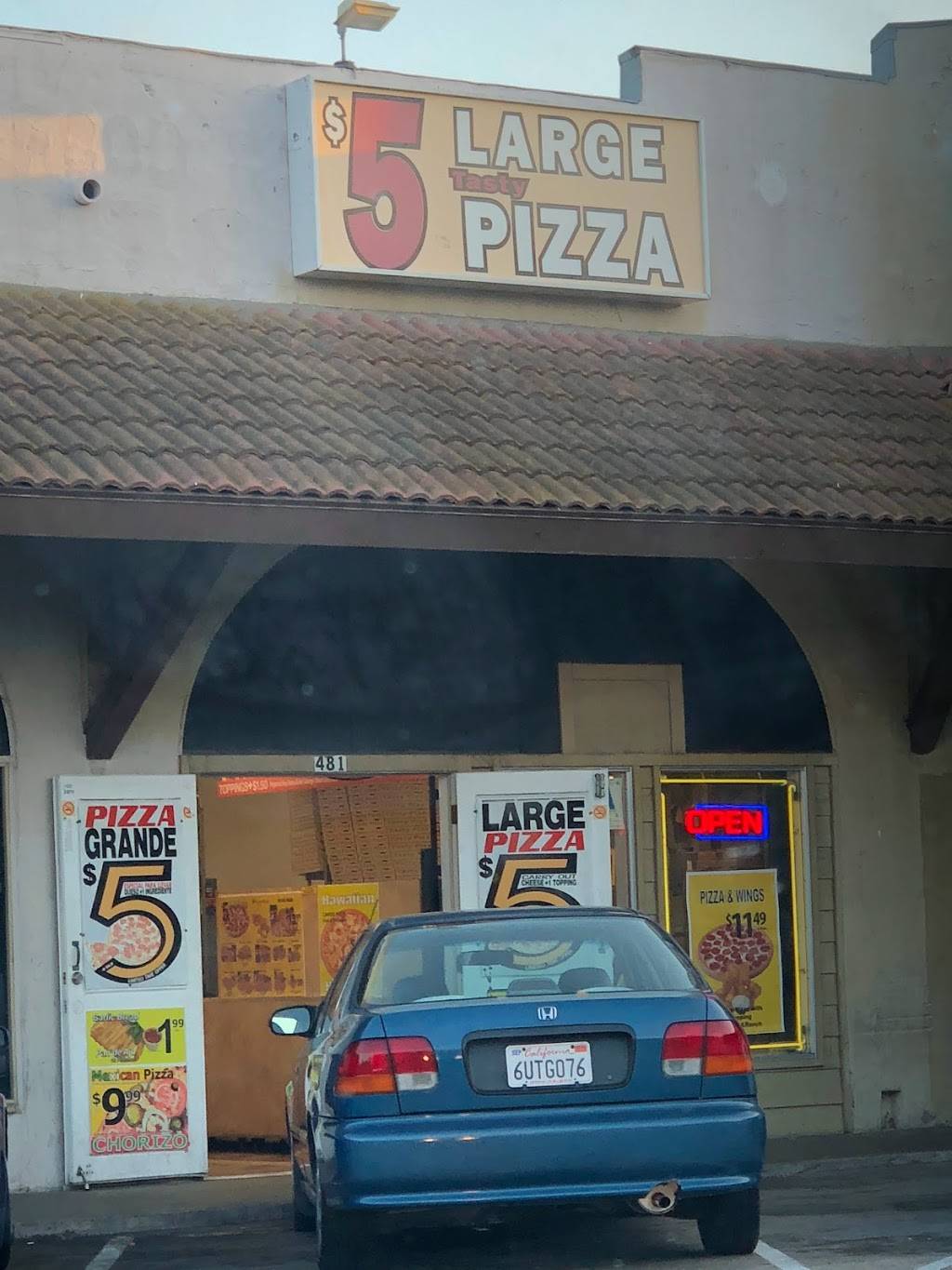 Tasty Pizza | meal takeaway | 2481 Broadway, San Diego, CA 92102, USA | 6192333005 OR +1 619-233-3005